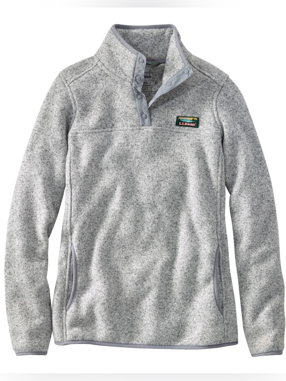 NEW Women's L.L.Bean Sweater Fleece Pullover Size Medium Cozy Gorpcore